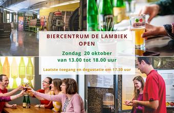 Biercentrum De Lambiek open op zondag 20 oktober